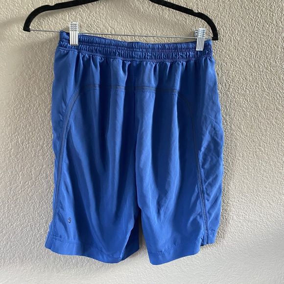 Lululemon Pace Breaker shorts Mens Small Blue unlined Liner Removed 9” - Picture 2 of 11